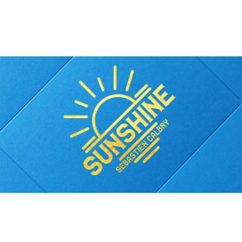 Sunshine (Gimmick and Online Instructions) by Sebastien Calbry - Trick Card Magic Props Illusions Close up Magia Magician Poker