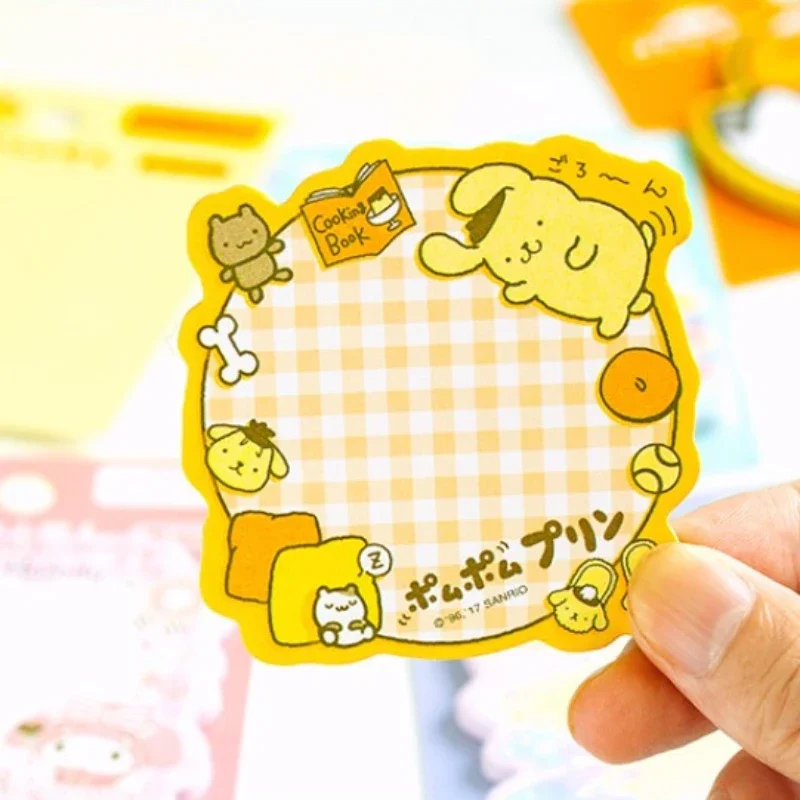 Sanrio Gudetama Melody Kawaii Cute Anime Paper Sticky Notes Creative Notepad Memo Pads Office School Stationery Adhesive Sticker