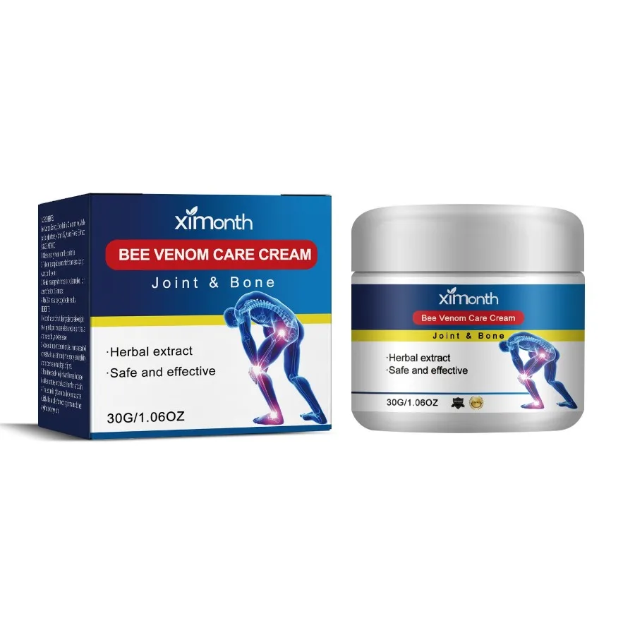 

Ximonth Bee Venom Joint Care Cream Relieves Sore Shoulders Neck Lumbar Spine Knees Joint Body Care