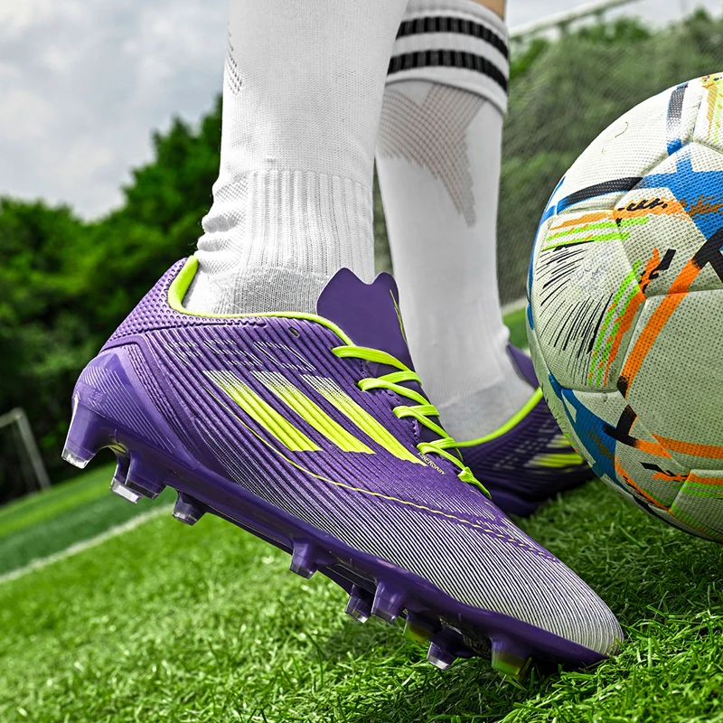 

High Quality Football Shoes Men Soccer Shoes Grass Training Football Field Boots Professional Original Non Slip Chuteira Campo