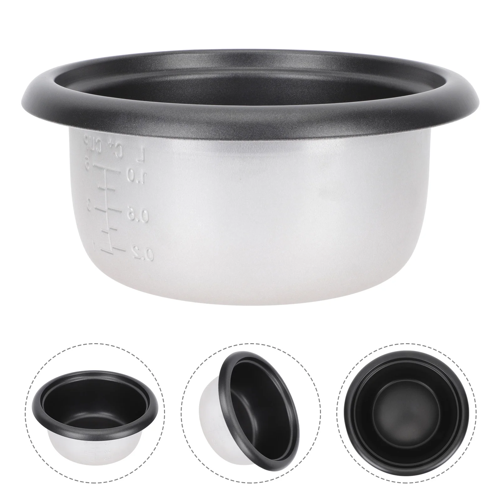 

Rice Cooker Liner Parts Pot Replacement Mini Chef Liners Bowl Electric Frying Pan Supply Cooking