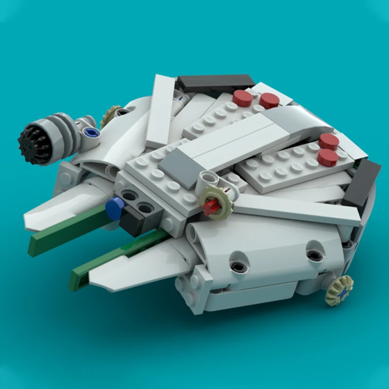 219pcs MOC Technical Millennium Falcon Model Building Blocks Architecture Toys Christmas Gift Education DIY Creative Brick Kids