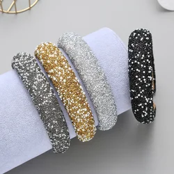 Diamond Headband Glitter Sparkle Jeweled Womens Headbands Hair Bands Wide Fashion Hair Hoops Girls Hair Accessories Wholesale