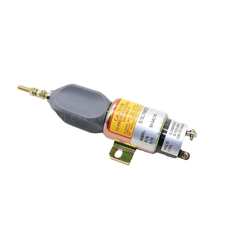 For 3864274 Liugong Shanzhong JCM921 913 916 924 Fuel Stop Valve B5.9 Flame Extinguisher Solenoid Valve Excavator Parts