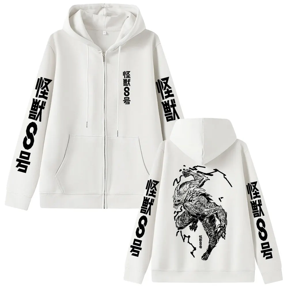 

Anime Kaiju No 8 Kafka Hibino V3 Graphic Zipper Hoodie Men Women Fashion Oversized Zip Up Hoodies Male Casual Vintage Streetwear