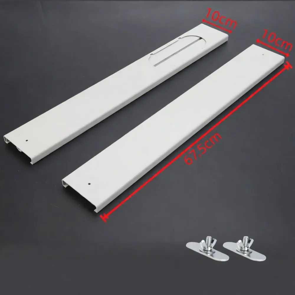 Adjustable Portable Air Conditioner Window Seal Plate Exhaust Hose Vent Kit Slider Panel Heat Insulation Appliance Part