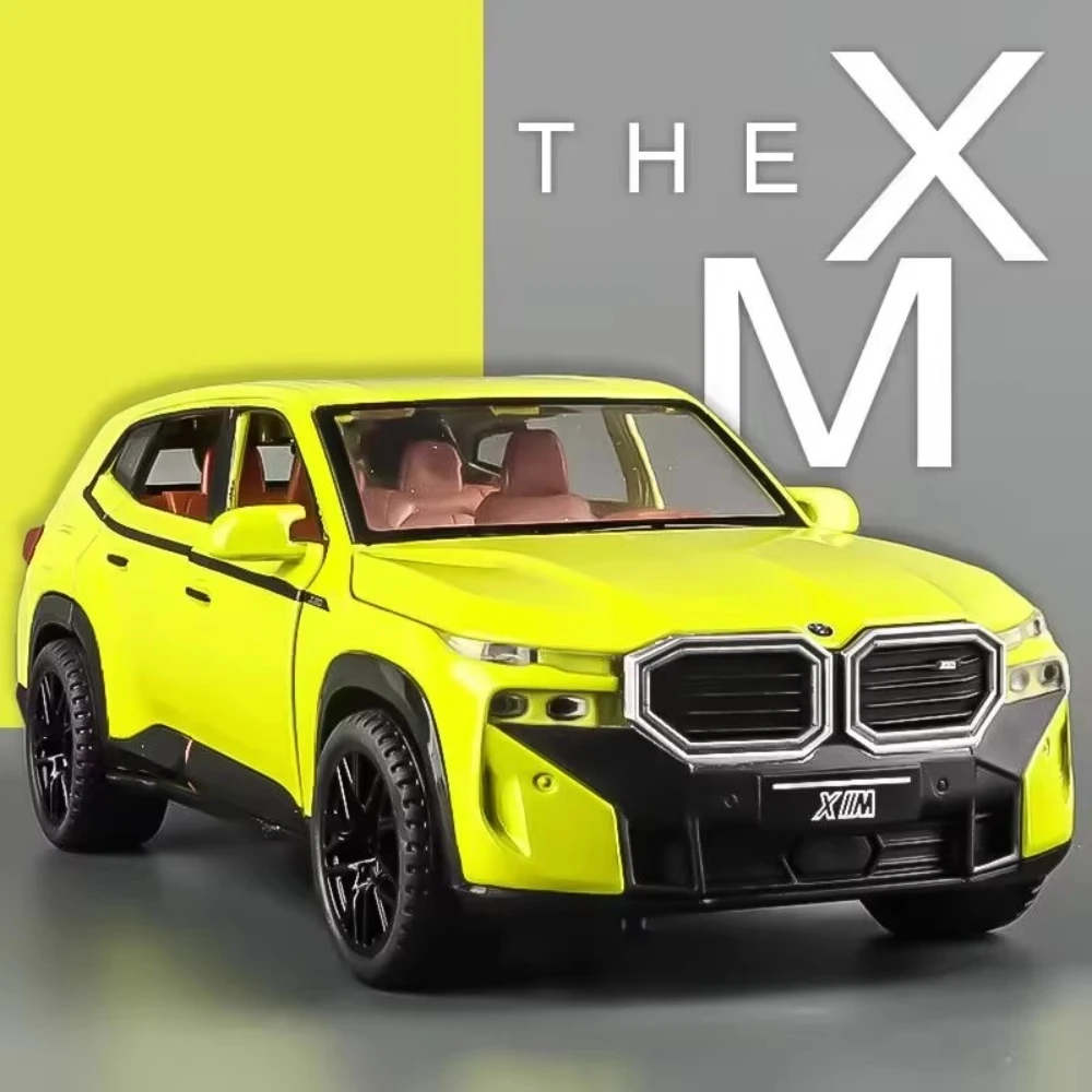 

1:32 Scale XM M4 Alloy Diecast Car Model Toys 6 Doors Opened SUV Vehicle Models Pull Back Sound Light Collection Kids Gifts
