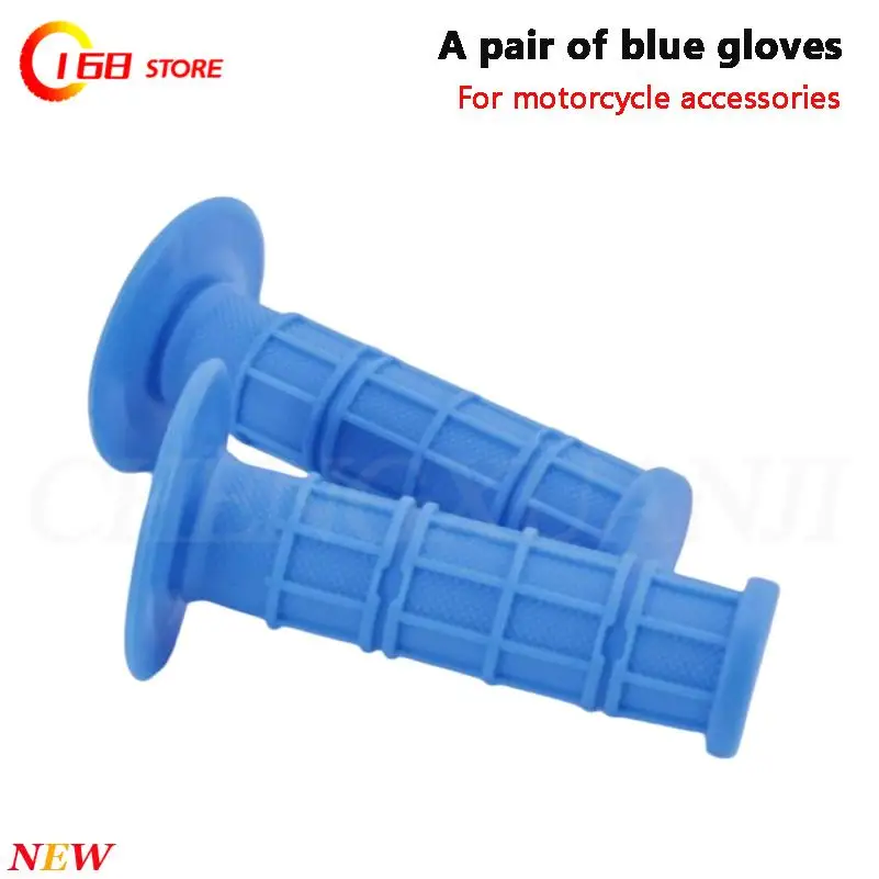 Wear-Resistant Blue Gloves for Drivers, Universal Anti-Slip Grip Cover, Off-Road Accessories Pair