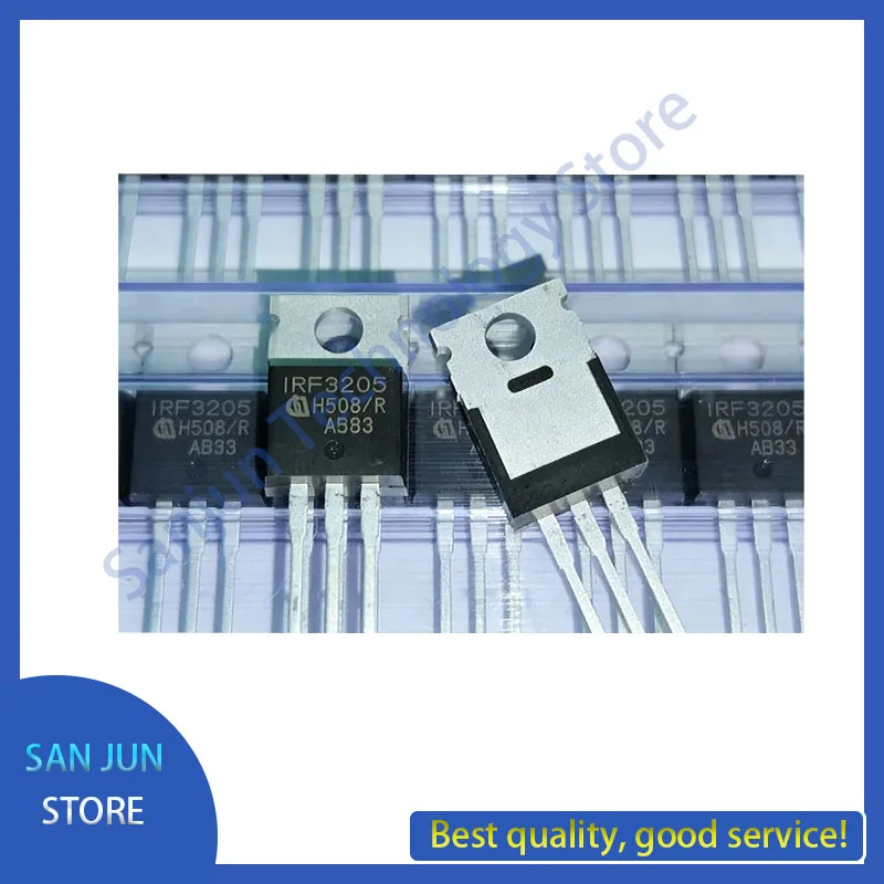 

10-100PCS 100% New Imported Original IRF3205 IRF3205PBF TO-220 Transistors MOSFET 55V 110A