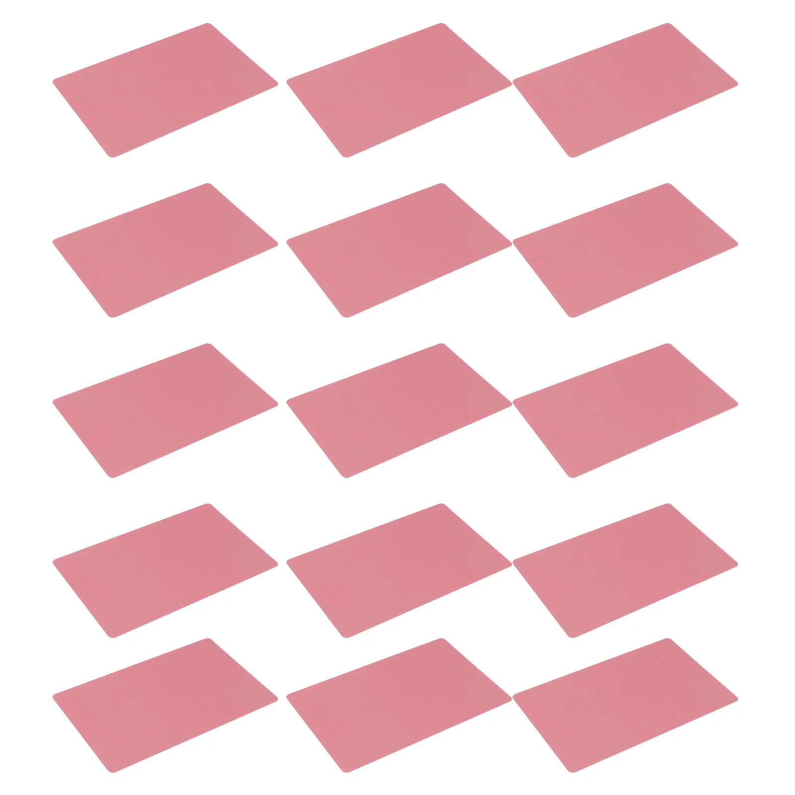 

50pcs Metal Business Aluminium Alloy Blank Name Cards Engraved Marking Machine Cards Smooth Corrosion Resistant For Heat