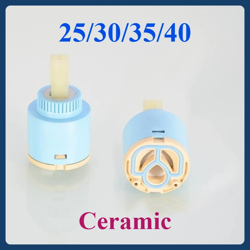 

Ceramic Cartridge for Kitchen Sink Faucet - 25/35/40mm, Water Heater Mixing Valve Repair Parts