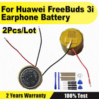 2Pcs/Lot 3.7V Bluetooth Headset Replace Battery For Huawei FreeBuds 3i / Honor Flypods 3 Earphone Bateria