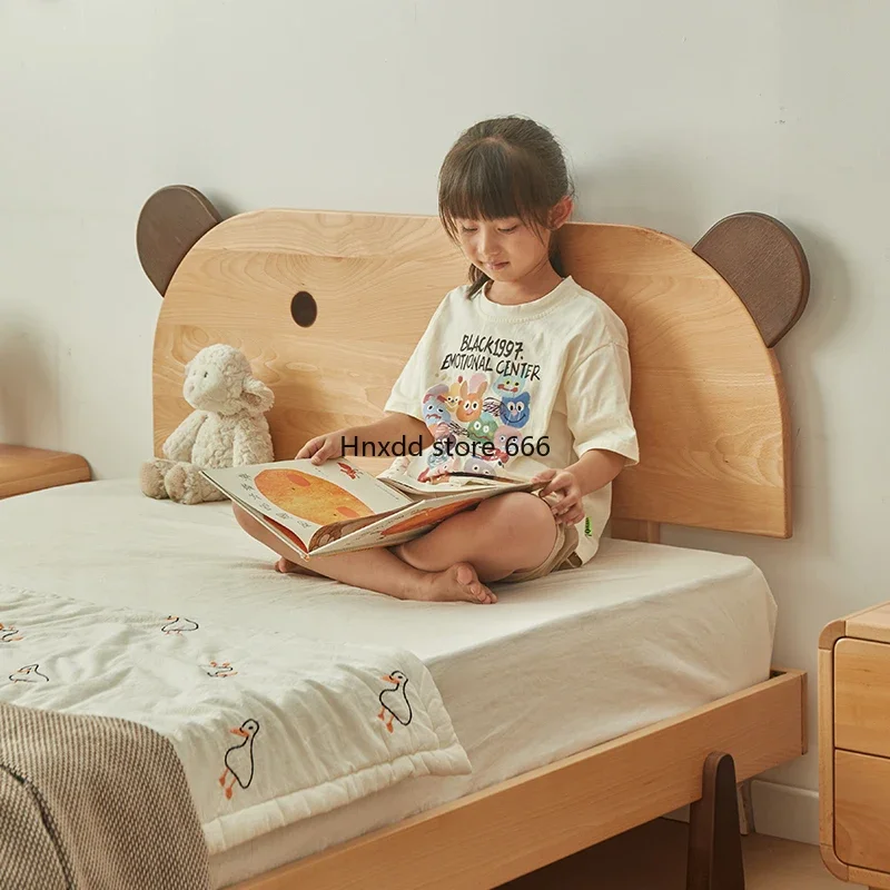 Letto per bambini piccolo appartamento in legno massello moderno semplice