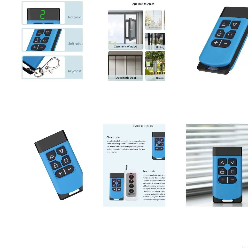 8 Channel Remote Duplicators ABS Long Ranges Garage Door Application F19E