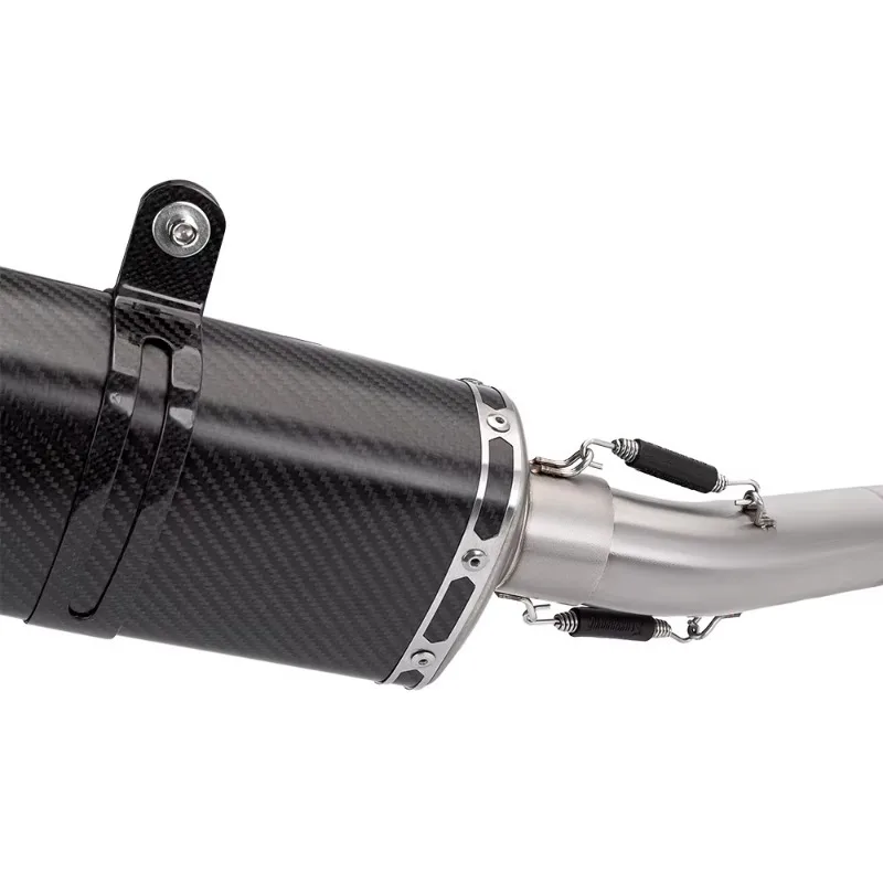 Per MT09 MT09SP FZ09 2021-2023 Tubo Di Scarico Moto Sistema Completo M1 Tubo Di Collegamento Anteriore In Acciaio Inox