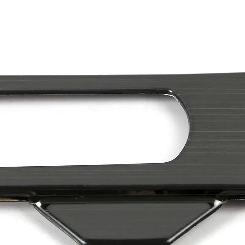 Stainless Steel For VW Polo 2019 2020 Car Accessories Interior Center Control Water Cup Holder Panel Frame Covers Trim