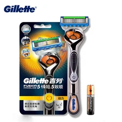 Gillette Fusion ProGlide Power Razor Rasierer 5-lagige Klingen Männliches Gesicht Bart Haarschneider Herrenrasierer Original