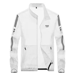 Wind jacke Männer Sommer Herren mantel Outdoor-Kleidung Langarm Mann Jacken Anorak Mäntel Jacken Sonnencreme Damen bekleidung Weste