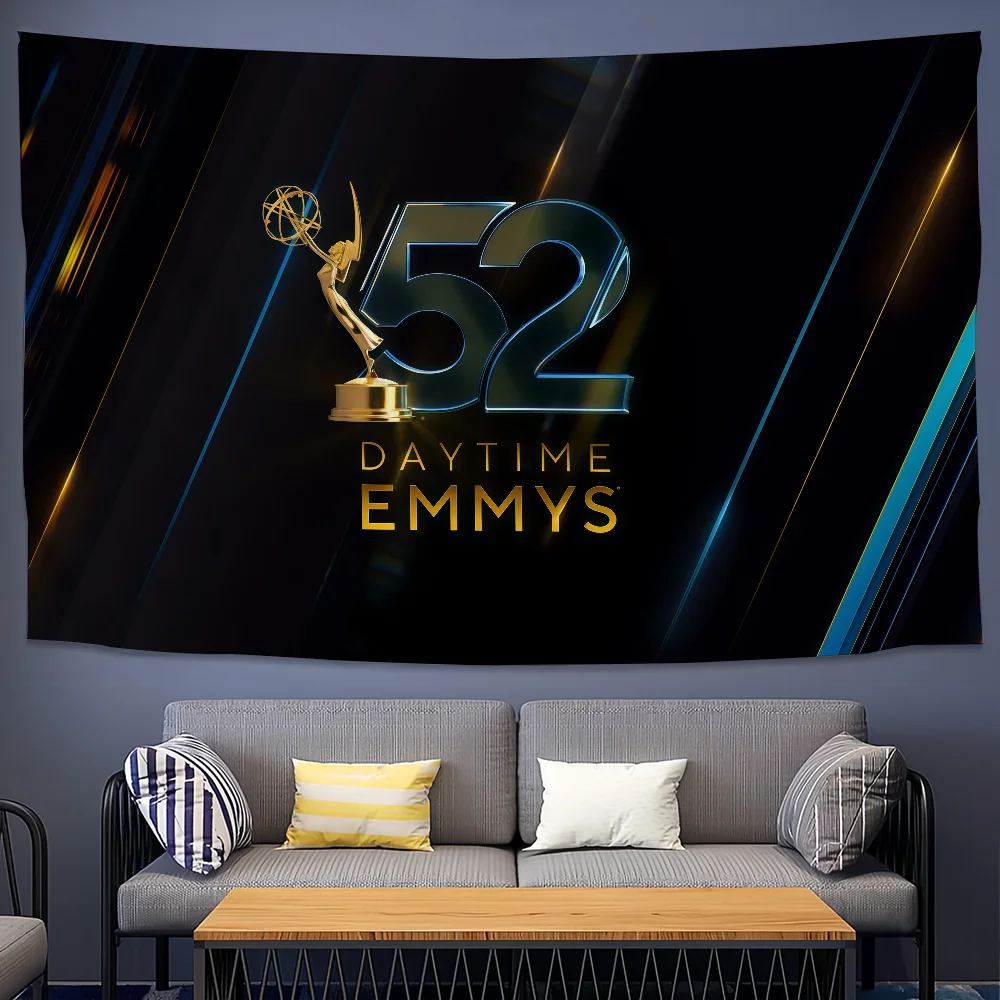 52 جائزة إيمي النهار 2025 علم للتخييم في الهواء الطلق بار نزهة ديكور منزلي للحفلات راية الحلي