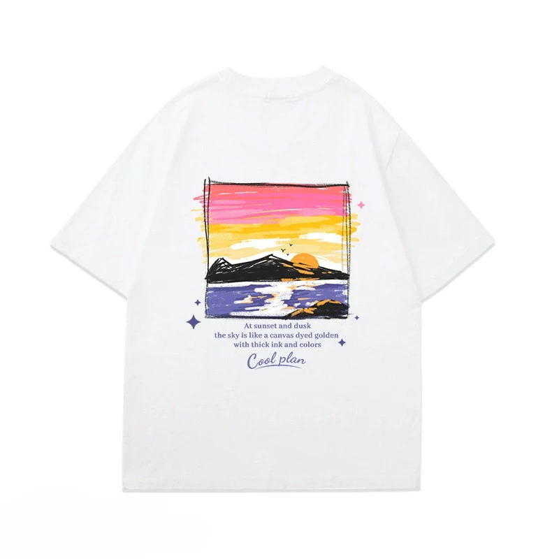 

Футболка с короткими рукавами и принтом граффити The Artist Series CoolPlan Fashion Design подходит для семьи и пар