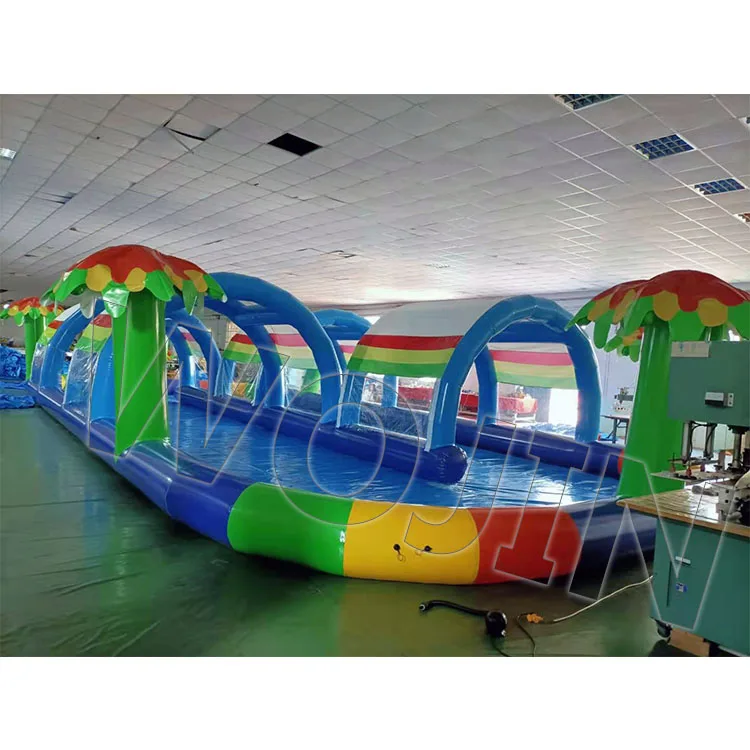 Summer Adult Kids Commercial Outdoor Removable Inflatable Pool for Water Slide