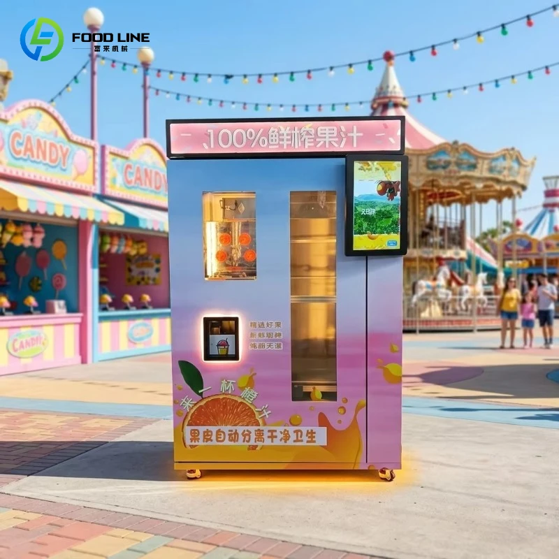 24-Hour Self-Service Orange Juice Maker Commercial Vending Machine Fully Automatically
