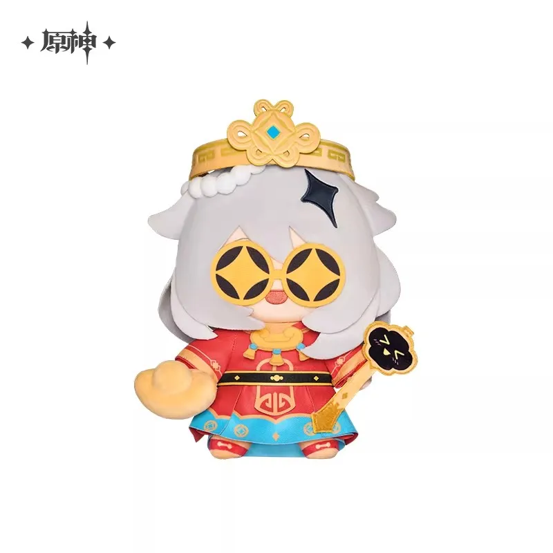 

[Genuine] miHoYo Game Paimon Pillow Genshin Impact Paimon Plush Doll Anime Model Cartoon Ornament Pendant Cosplay Halloween Gift