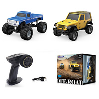 JIABAILE 1/36 RC Crawler Car 4WD Mini Radio Control Off-road Vehicles Light System RC Car Remote Control RTR Hobby Model Gift
