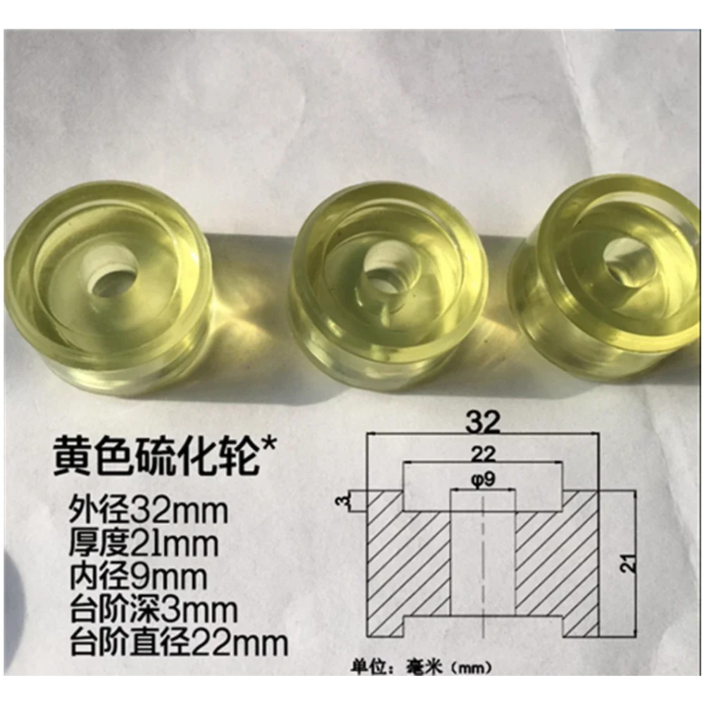 

12pcs Capping Wheel Of Capper Heads,Accessories Of Capping Machine 32x21x9mm For This