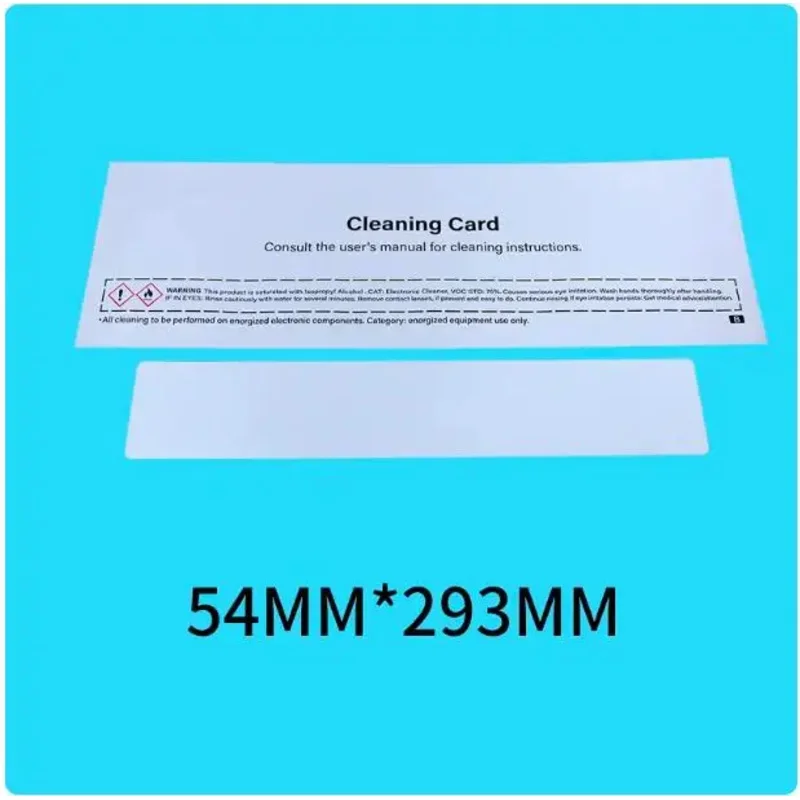 

5ps 54MM*293MM cleaning card is suitable for the DTC1250e C50 card printer