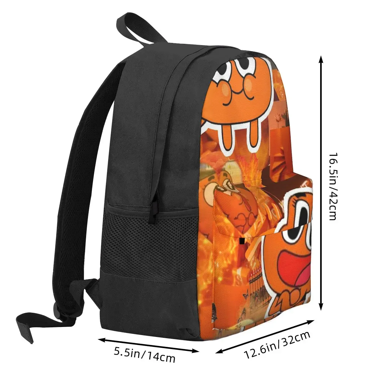 Darwin Watterson The Amazing World Of Gumball Anime Backpack Student BookBag Children School Bag Computer for Boys Girls