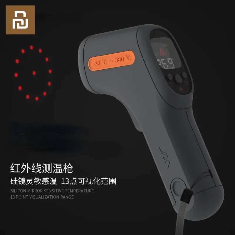 Xiaomi JIMIHOME Digital Infrared Thermometer Non-contact For Boiler Hone Oven Water Baking BBQ Oil Laser Temperature Gun Tools