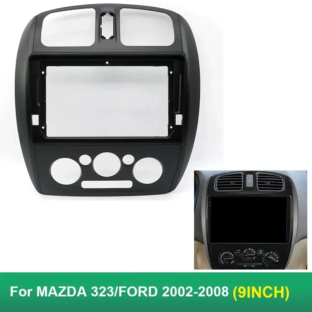 For 2002-2008 MAZDA 323/ HAIMA FREEMA/ FORD LASER Car Radio Fascias MP5 GPS Android Player Stereo 2Din Head Unit Panel Frame Kit