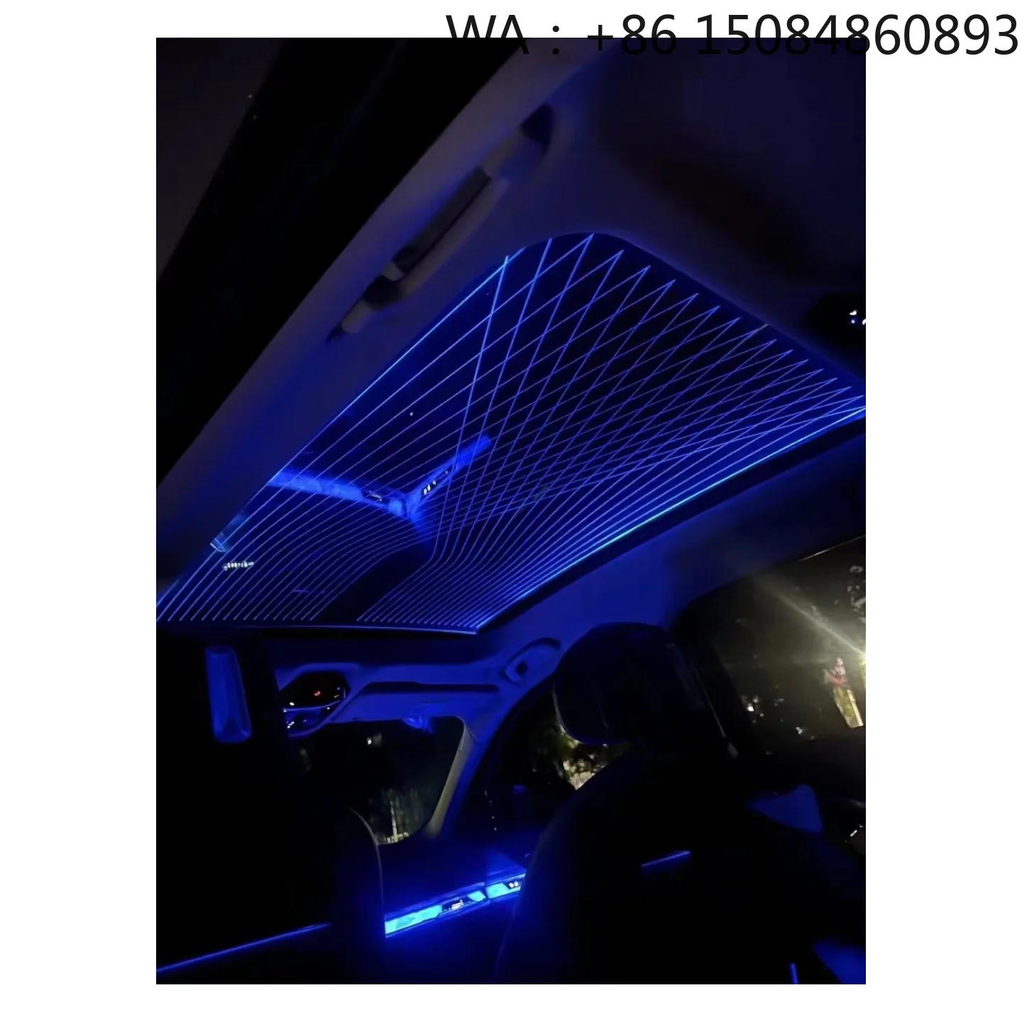 Romantic Panoramic Roof Starry Film Symphony Atmosphere Light Car Interior Decor for X7 G07