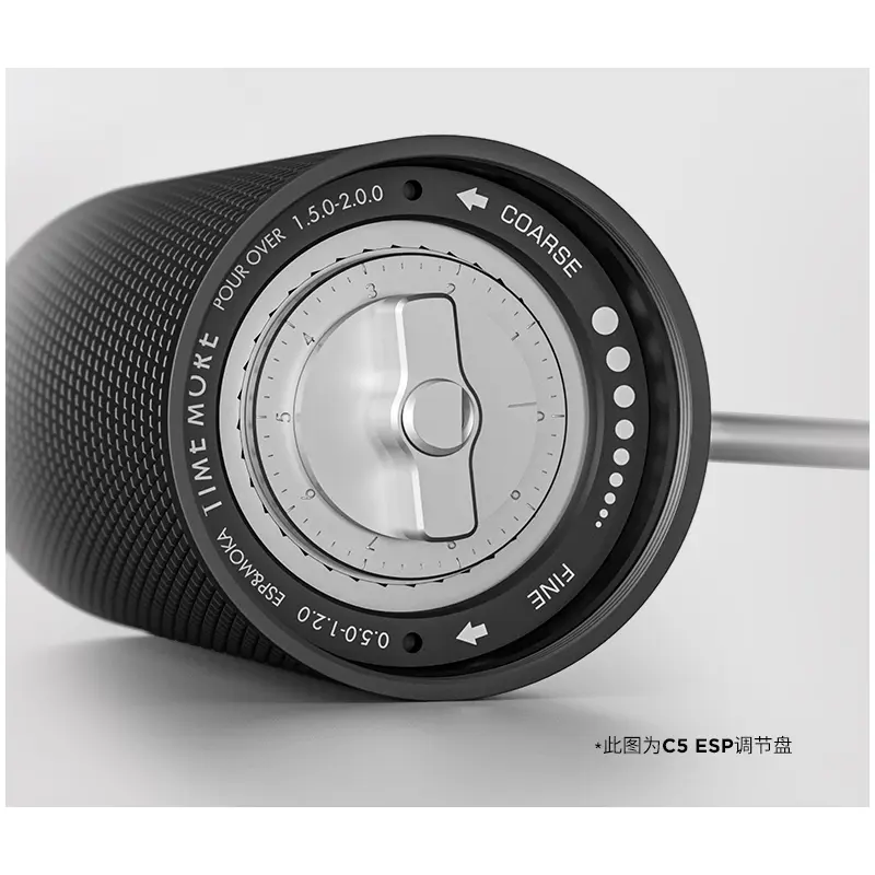 مطحنة قهوة يدوية TIMEMORE C5ESP للإسبريسو، مطحنة يدوية مع نواة فولاذية قابلة للتعديل، مع فرشاة تنظيف، محمولة للخارج - 3