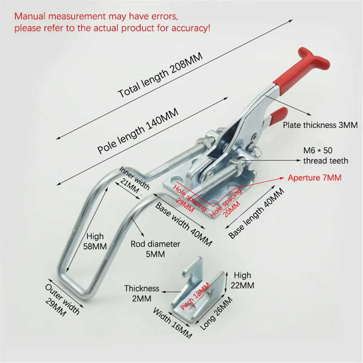 HGHO 4 Pcs Agricultural Drone Transport Fixing Clip for T20P/T30/T40/T50/T60/T70/T100 /XAG P100pro