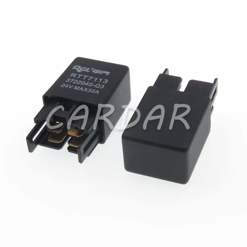 

4-контактное реле RTT7113, автомобильная противотуманная фара ralay, рупорный насос, реле вентилятора кондиционера 12 В-24 В 30 А