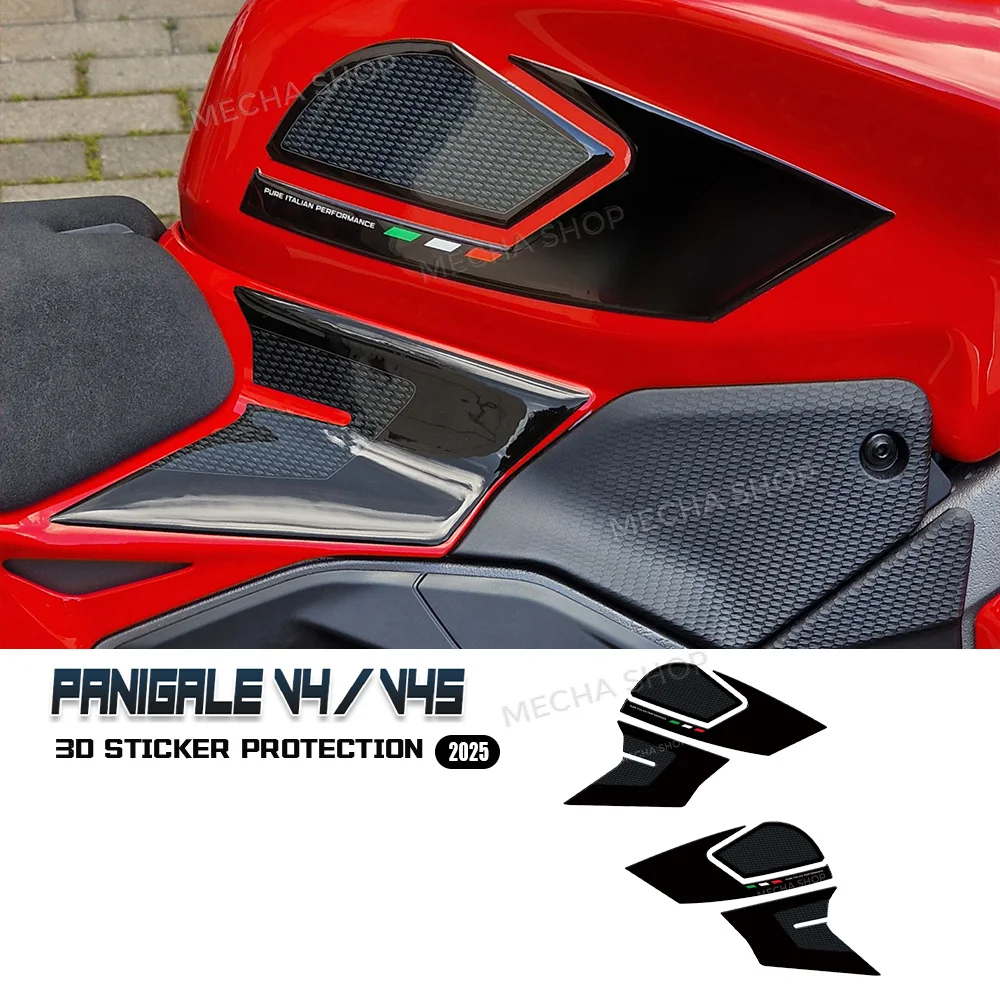 

For panigale v4 stickers motorcycle 3D stickers protected by tank pad V4 V4S decoration accessories modification 2025