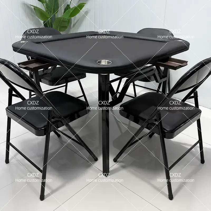 Wholesale Leather Cashmere Egg Table Desktop Leisure Entertainment Chess Card Poker Table Soft Bag Design Direct From