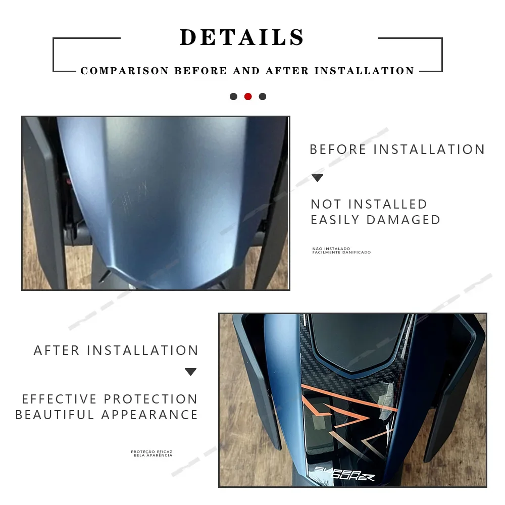 สติกเกอร์อีพอกซีเรซิน3D ชุดป้องกันบังโคลนมอเตอร์ไซค์1290ซุปเปอร์ดยุค R อุปกรณ์เสริมสำหรับ KTM 1290 R Super Duke 2022-2023