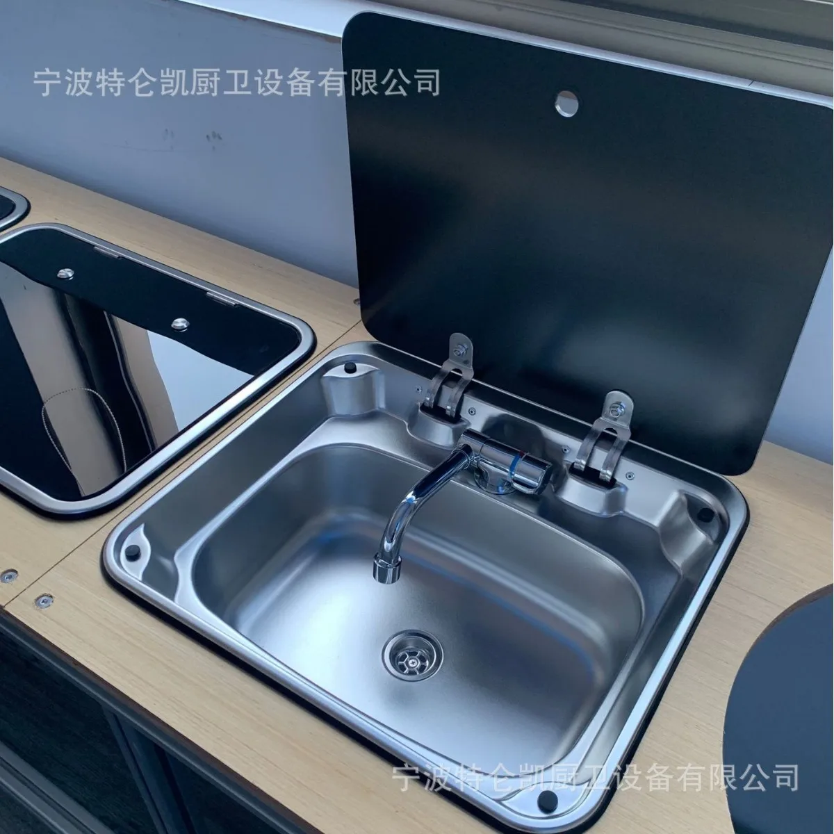 

RV Stainless Steel Sink Basin Durable Rustproof for RV Yacht Kitchen