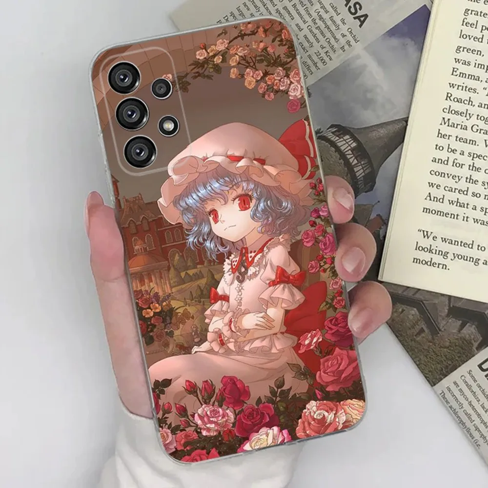 Flandre Scarlet T-TouHou Project   Phone Case For Samsung S30,S23,S21,S22,S20 Ultra,S20 FE lite,S10,S9,S8 PIus Cover Clear