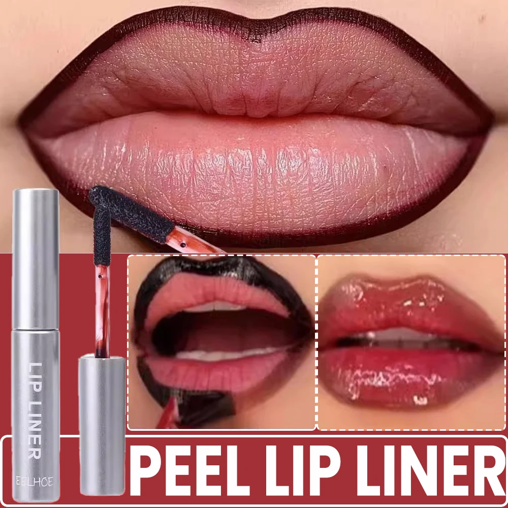 

Sexy Red Matte Peel Off Lip Liner Tattoo Waterproof Long Lasting Non-Stick Fading Lip Tint Sexy Contour Lips Makeup Cosmetics