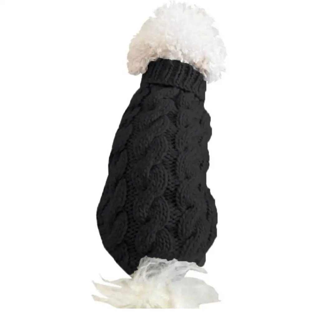 Pet Dog Knit Sweater For Small Dogs Cute Turtleneck Winter Sweater For Puppy Soft And Warm Coat Pet Dog Sweater D0N0