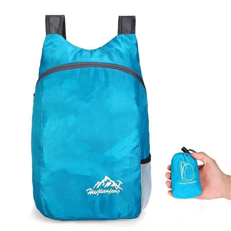 Pakowny plecak składany Outdoor plecak składany mała torba podróżna sportowy Daypack Unisex plecak podróżny