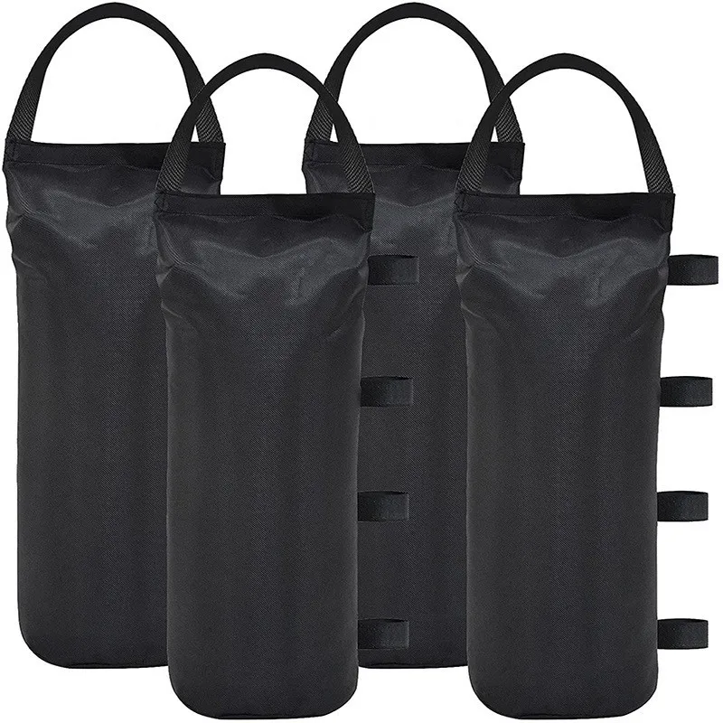 1-4 pçs acampamento areia abrigo jardim gazebo pé perna pesos festa tenda conjunto saco de areia guarda-chuva à prova dwaterproof água equipamentos de acampamento