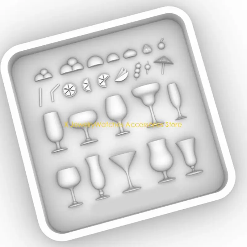 

31 кД деликатная плесень орнамента для создания аксессуаров и очарования для создания бревта и очарования