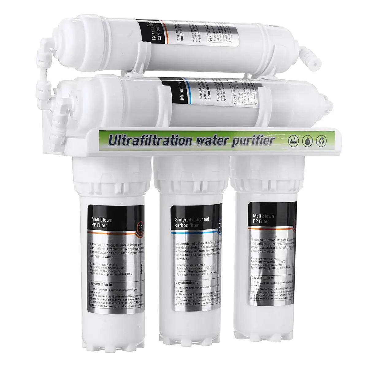 Système de Filtration d'eau par Ultrafiltration en 6 étapes, purificateur de robinet de cuisine domestique, Filtration d'eau potable, UltraFiltration domestique