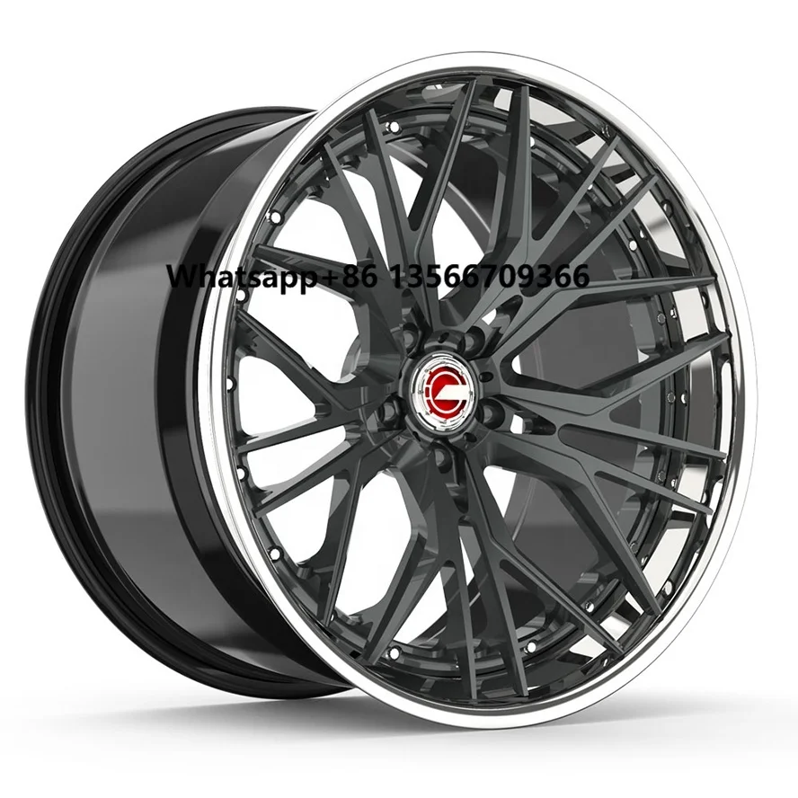 

GVICHN Custom Alloy Rims High Quality 3-Piece Forged Car Wheels 18-24 Inch New 5x112 5x130 5x120 5x108 5x114.3 Customizations