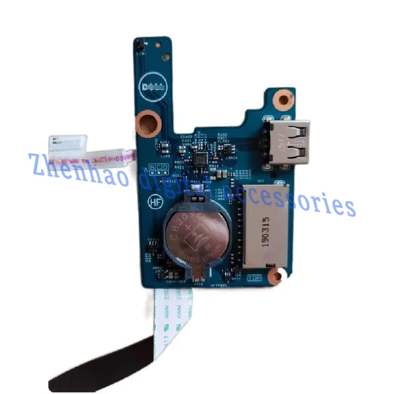 Genuine for Dell Inspiron 5583 5584 USB SD card reader board W cable 0pyf3x pyf3x